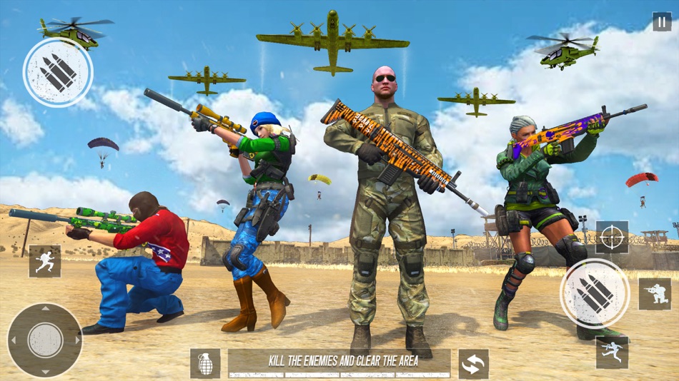 #4. Modern Commando Strike Mission (iOS) 由: Daud Amin