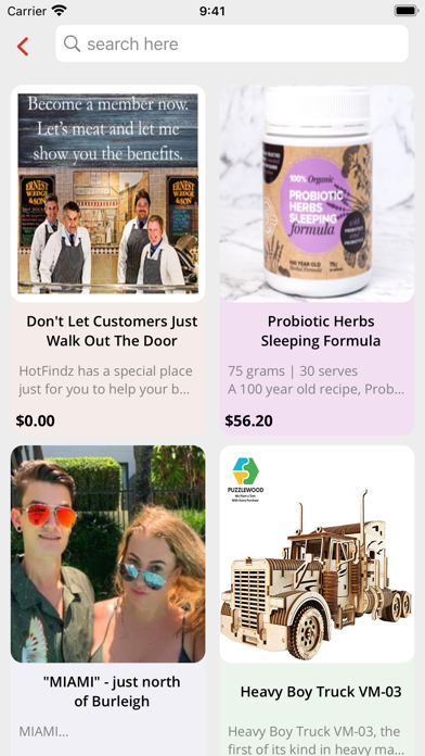 HotFindz Screenshot