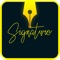 Signature Maker is the iOS application that can help you to make your own signature on any documents or Images