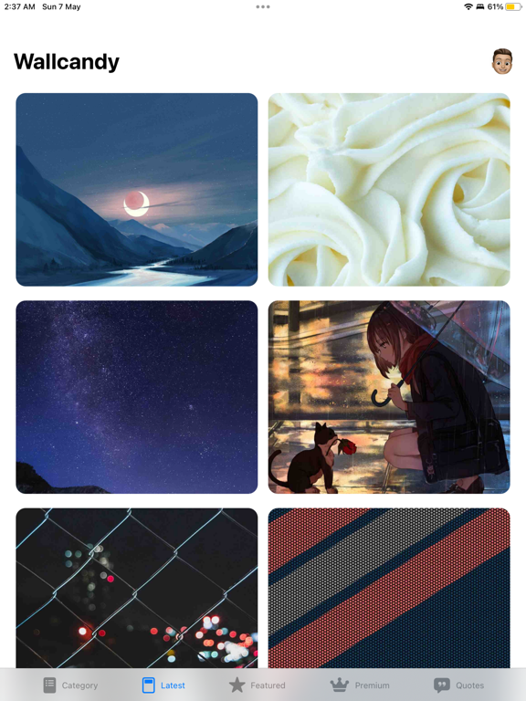 Wallcandy - Unique Wallpapers iPad screenshot 5 - Entertainment app