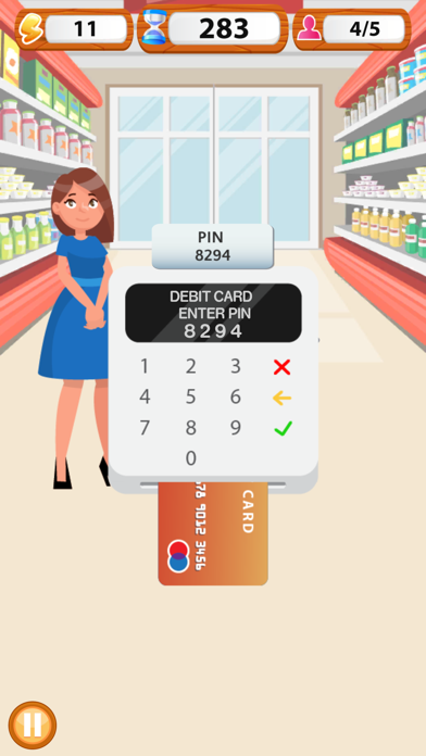 Supermarket Cashier Money Game screenshot 4