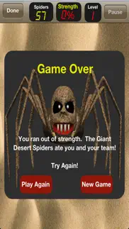 giant desert spiders iphone screenshot 4