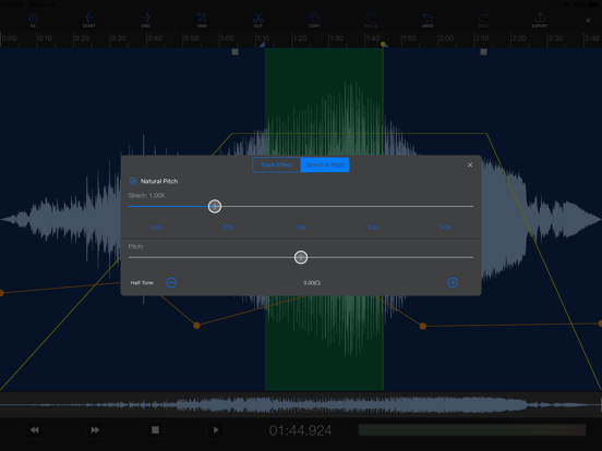 EZAudioCut(MT)-Audio Editor iPad app afbeelding 6