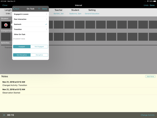 Screenshot #5 pour BehaviorSnap