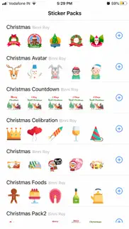 christmas stickers -wastickers iphone screenshot 1
