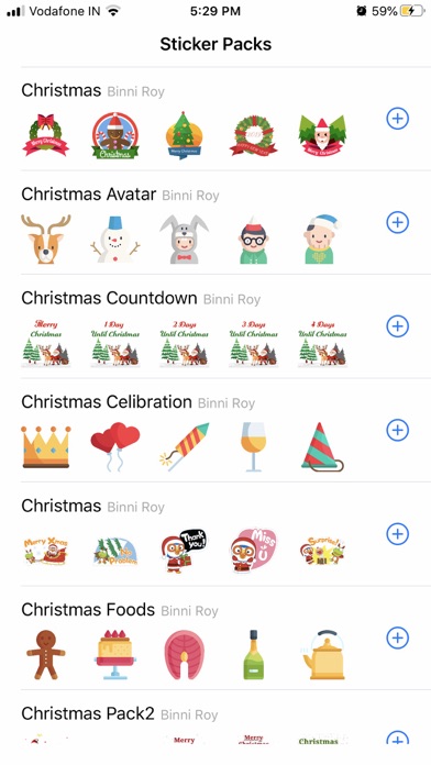 Screenshot #1 pour Christmas Stickers -WAStickers