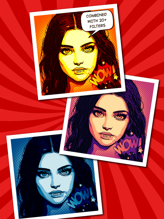 Toonita: Cartoon & Comic Maker iPad screenshot 4 - Photo & Video app