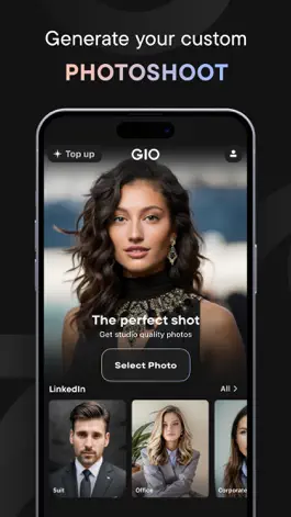 Game screenshot GIO: AI Headshot Art Generator apk