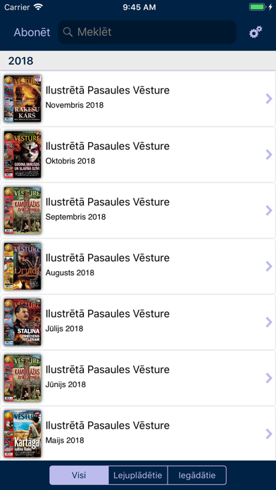 Screenshot #1 pour Ilustrētā Pasaules Vēsture