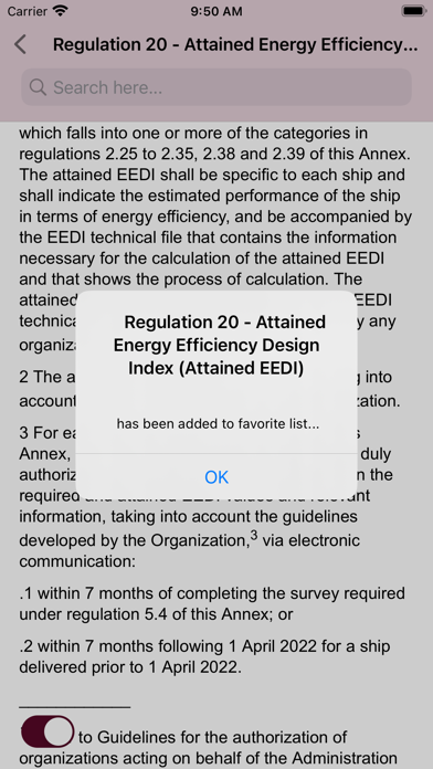 MARPOL Consolidated Screenshot