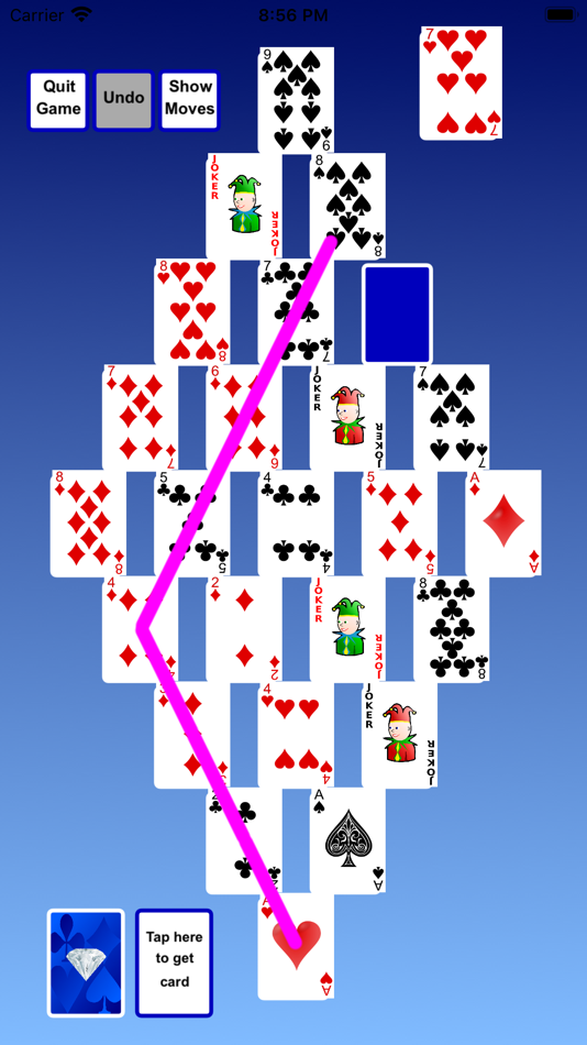 #3. Solitaire Diamond Path Version (iOS) 来自: Blue Water Apps, LLC