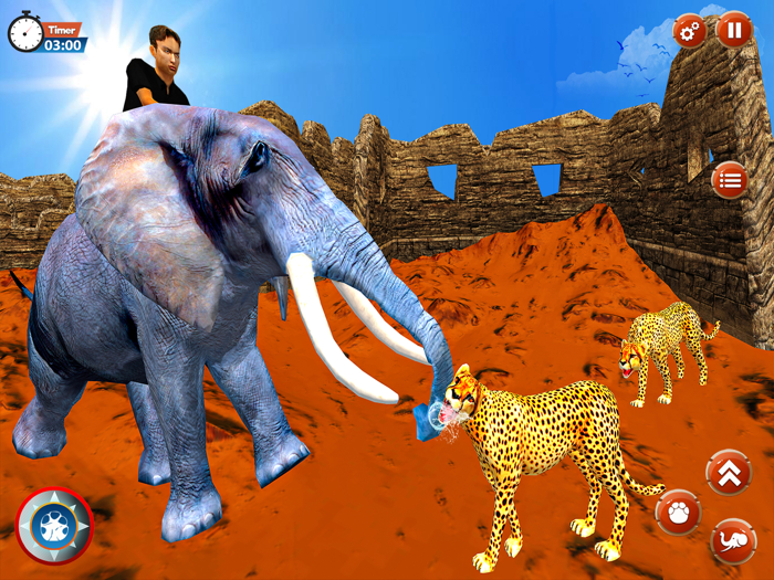 Elephant Rider Simulator Game