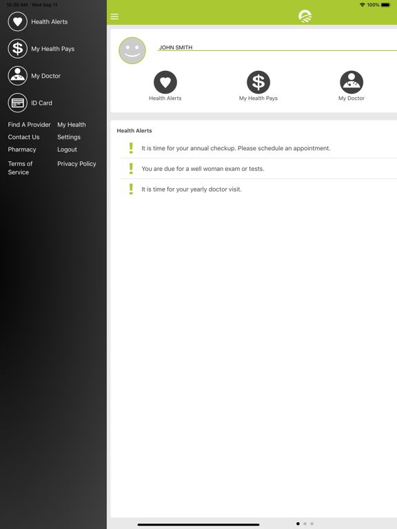 App screenshot