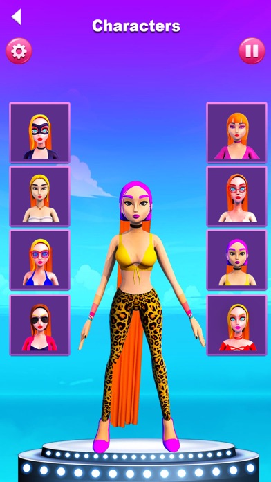 Princess Hair Race 3D Screenshot