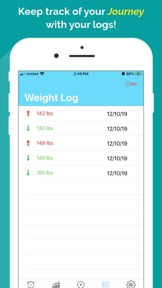 Weight Tracker ++ screenshot