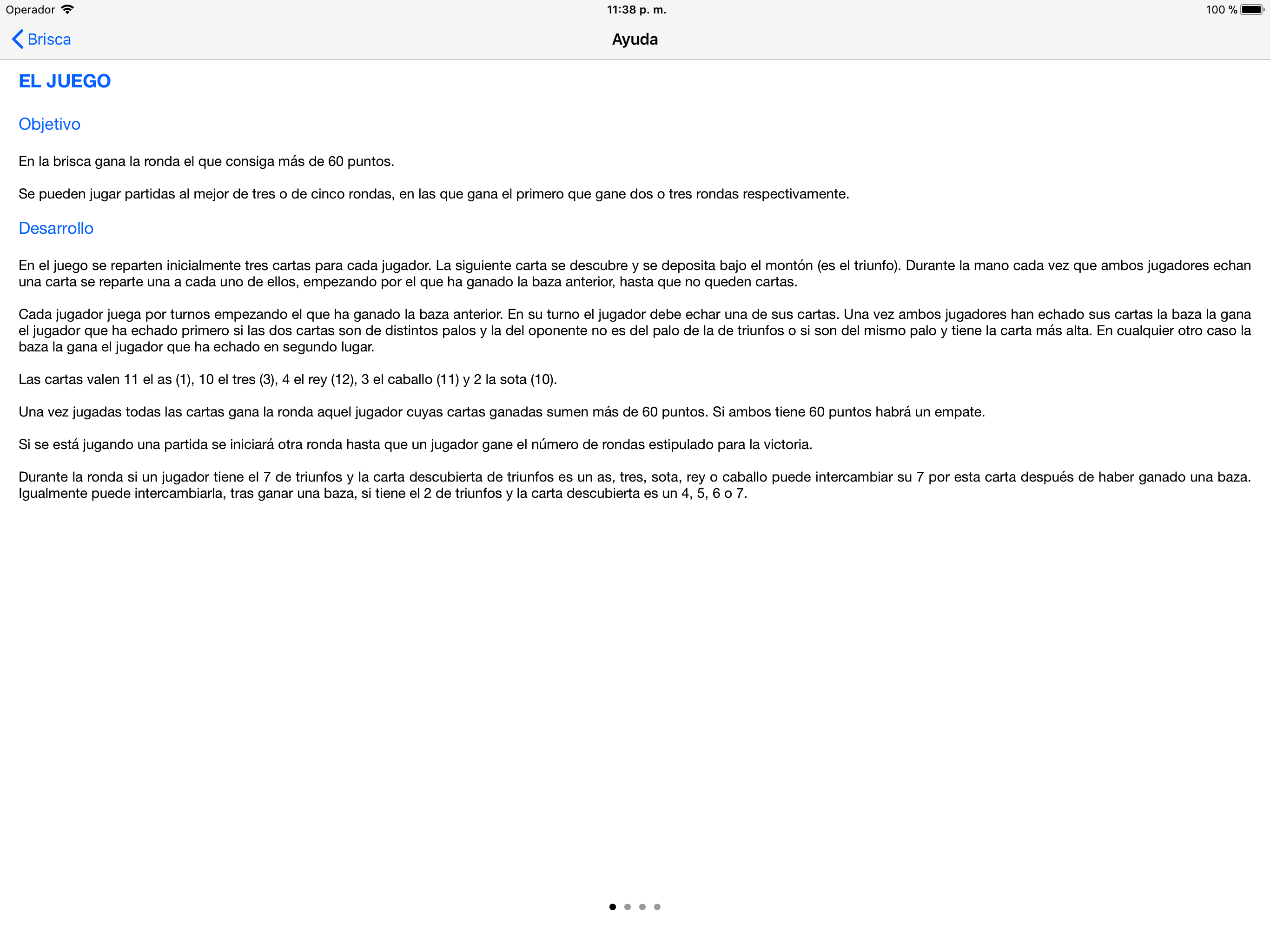 iBrisca screenshot 13