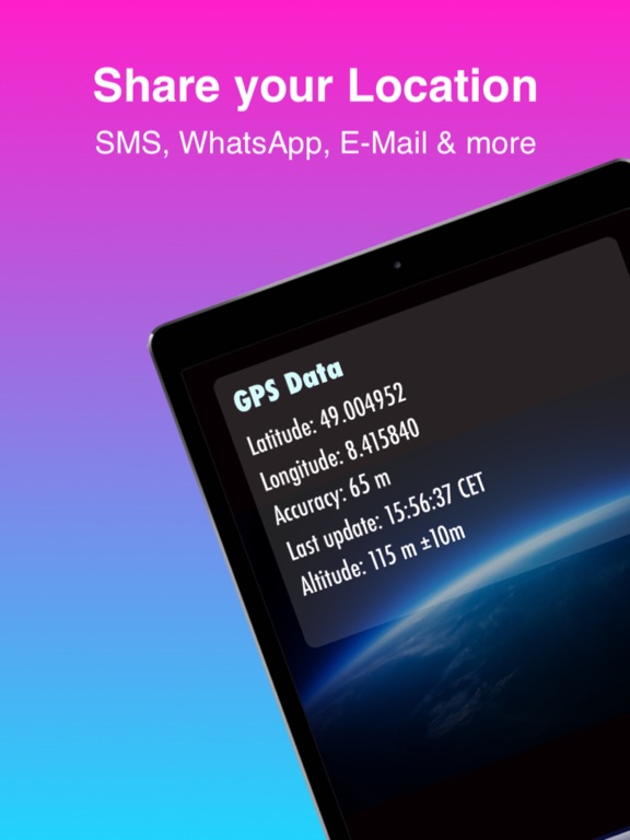 Screenshot #4 pour GPS to SMS 2 - Try it!