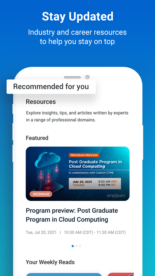 #3. Simplilearn: Online Learning (iOS) 由: Simplilearn Americas LLC