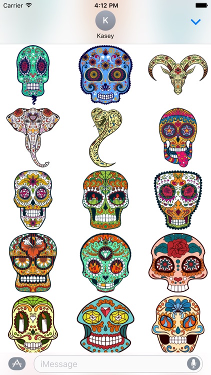 Sugar Skull Stickers