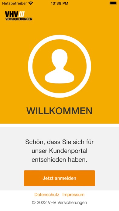 VHV Kundenportal Screenshot