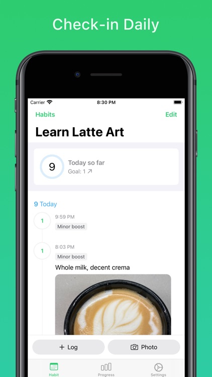 Break Bad Habits Daily Tracker