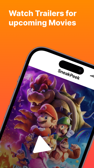 SneakPeek - Movie Trailers Screenshot