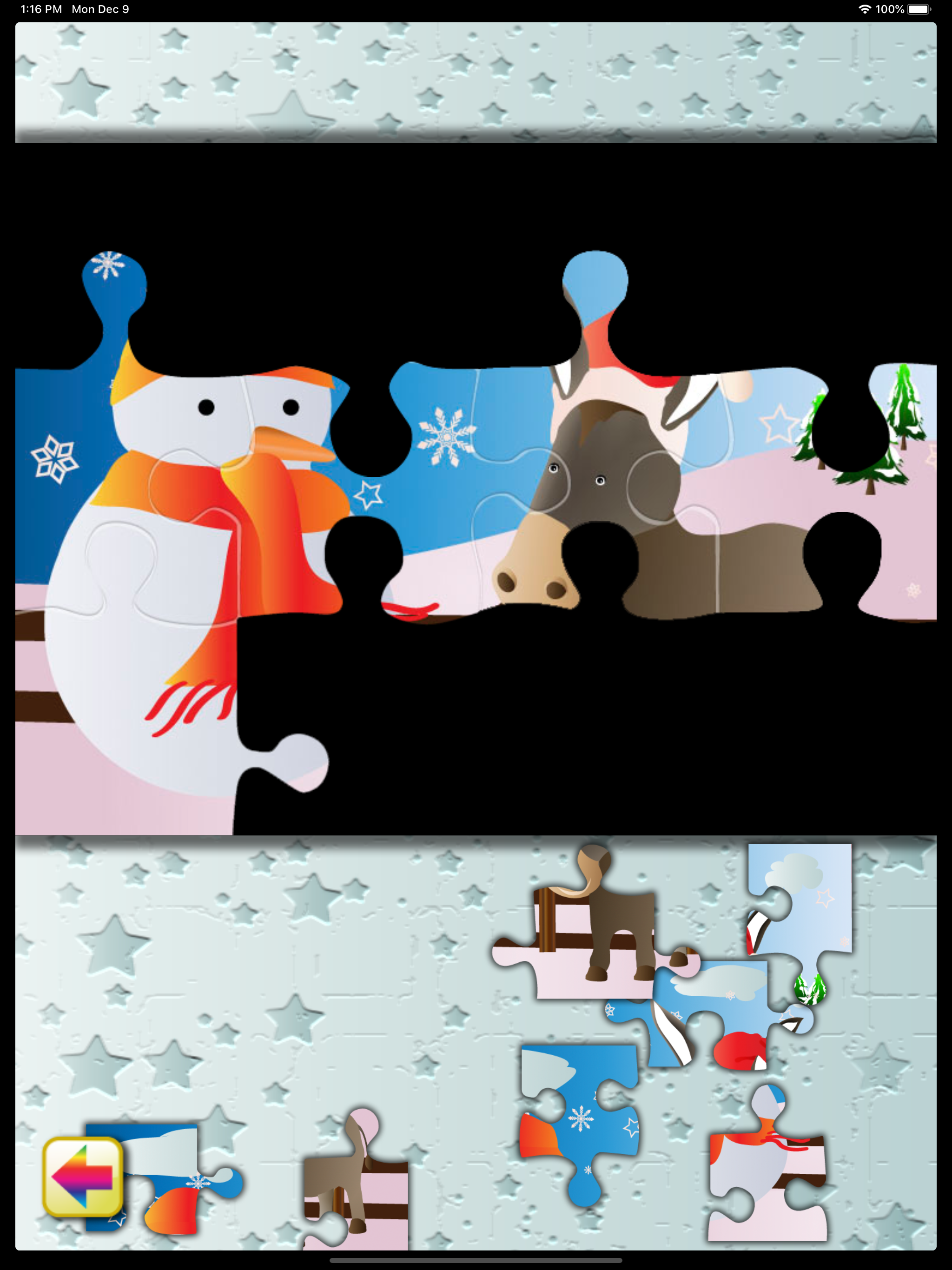 Xmas Jigsaws Puzzle Game: Farm