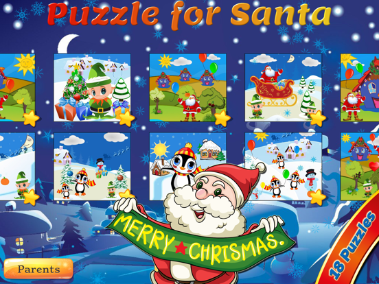 Santa Puzzles: Christmas Games iPad app afbeelding 1