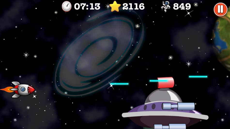 #2. Spaceship Joyride! (iOS) 由: Juan Casanueva