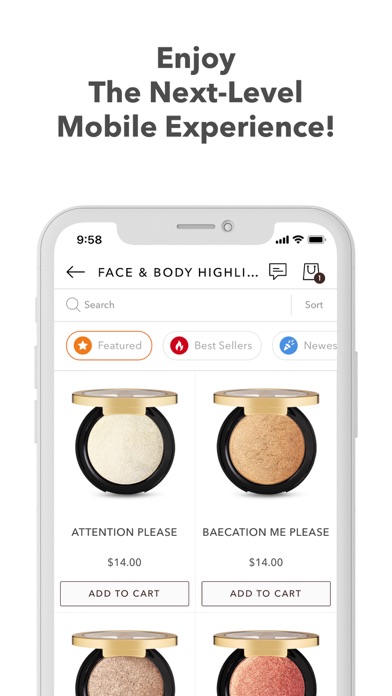 Klarity Kosmetics Screenshot