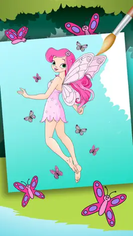 Game screenshot Magic Fairy Coloring Book apk