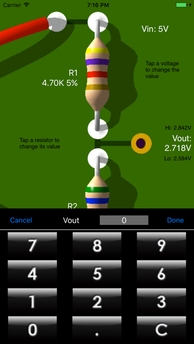 Screenshot #3 pour Voltage Divider