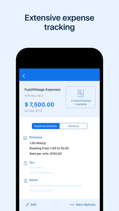 Zoho Invoice Maker App Screenshot