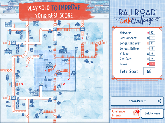 Railroad Ink Challenge iPad app afbeelding 9