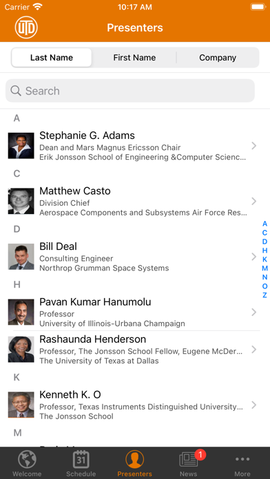 TxACE Symposium Screenshot