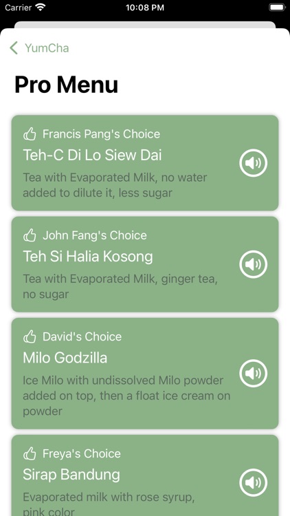 YumCha - SG/MY Tea order guide screenshot-4