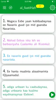 somali quran offline iphone screenshot 2