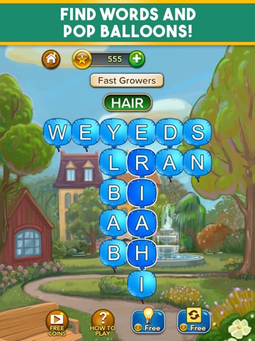 Word Balloons Word Search Gameのおすすめ画像2