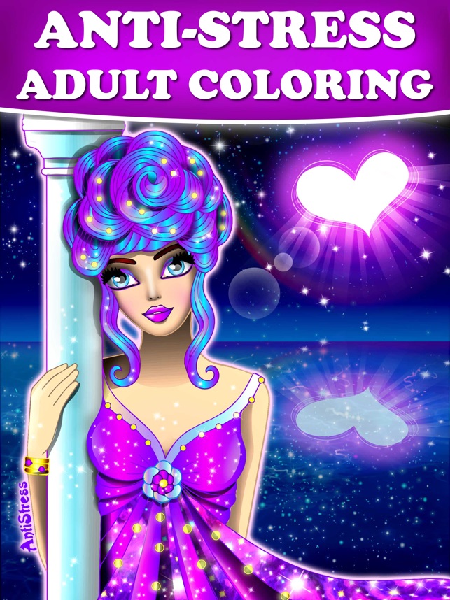 AntiStress Adult Coloring Book on the App Store