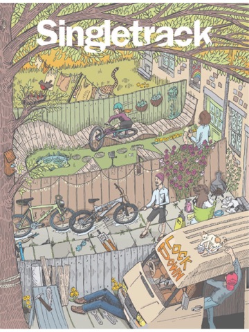 Singletrack Magazine iPad screenshot