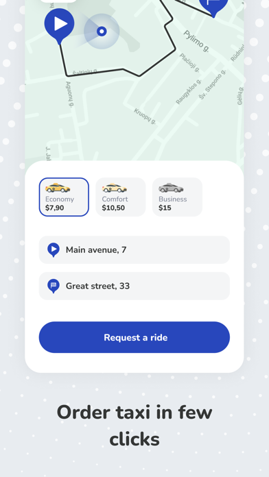 Timo - Taxi Service Screenshot