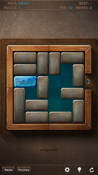 Blue Block Free (Unblock and Sliding Puzzle) screenshot 1