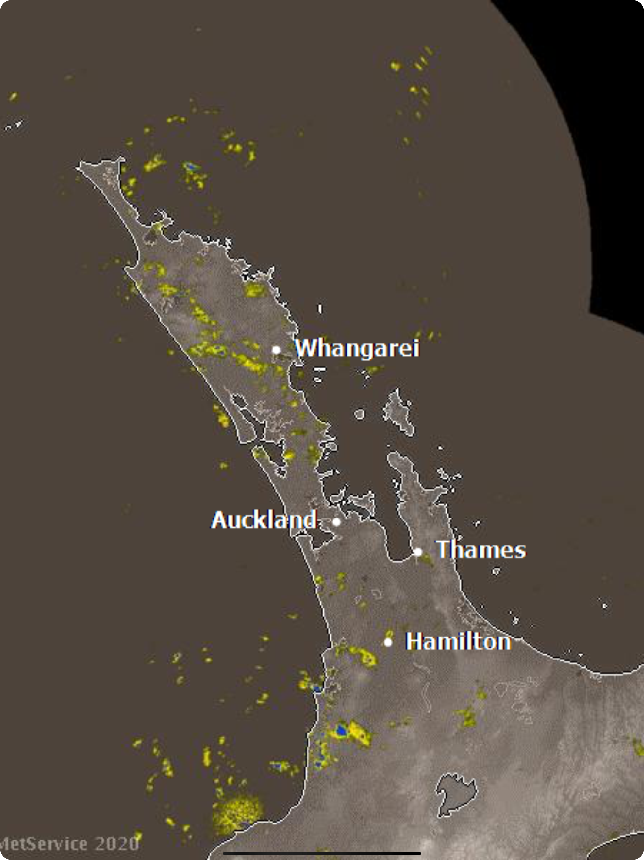 Rain Radar New Zealand