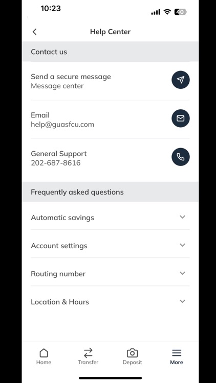 Georgetown Alumni & Student CU screenshot-5