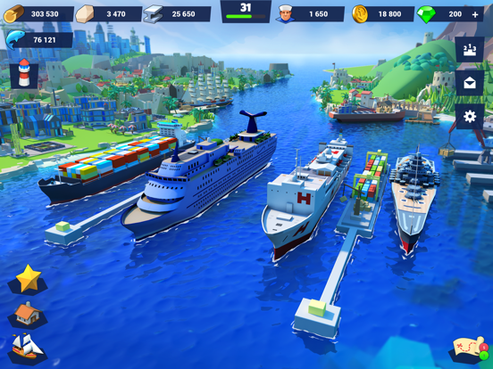 Sea Port: Scheeps Strategie iPad app afbeelding 8