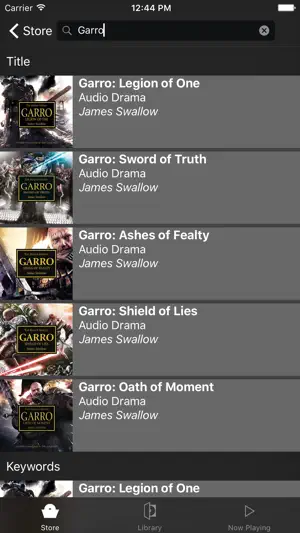 Black Library Audio screenshot 2