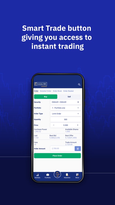 Emirates NBD Securities Screenshot