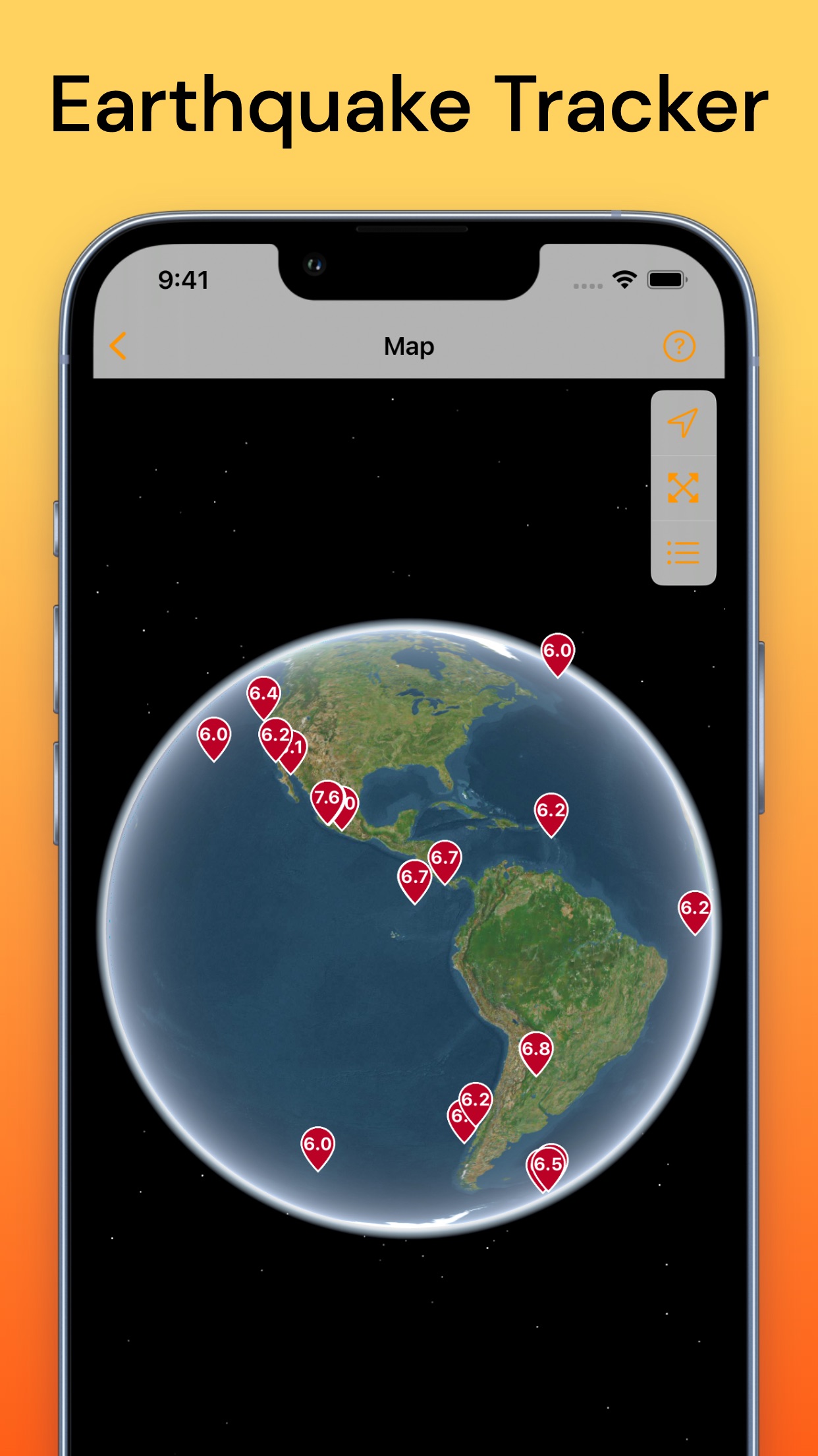 QuakeFeed Earthquake Alerts screenshot 1