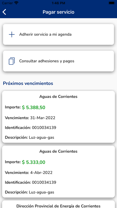 Banco de Corrientes Screenshot