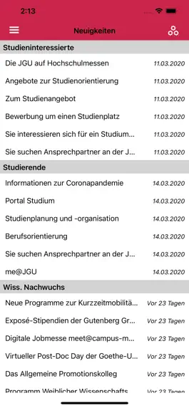 Game screenshot Uni Mainz apk